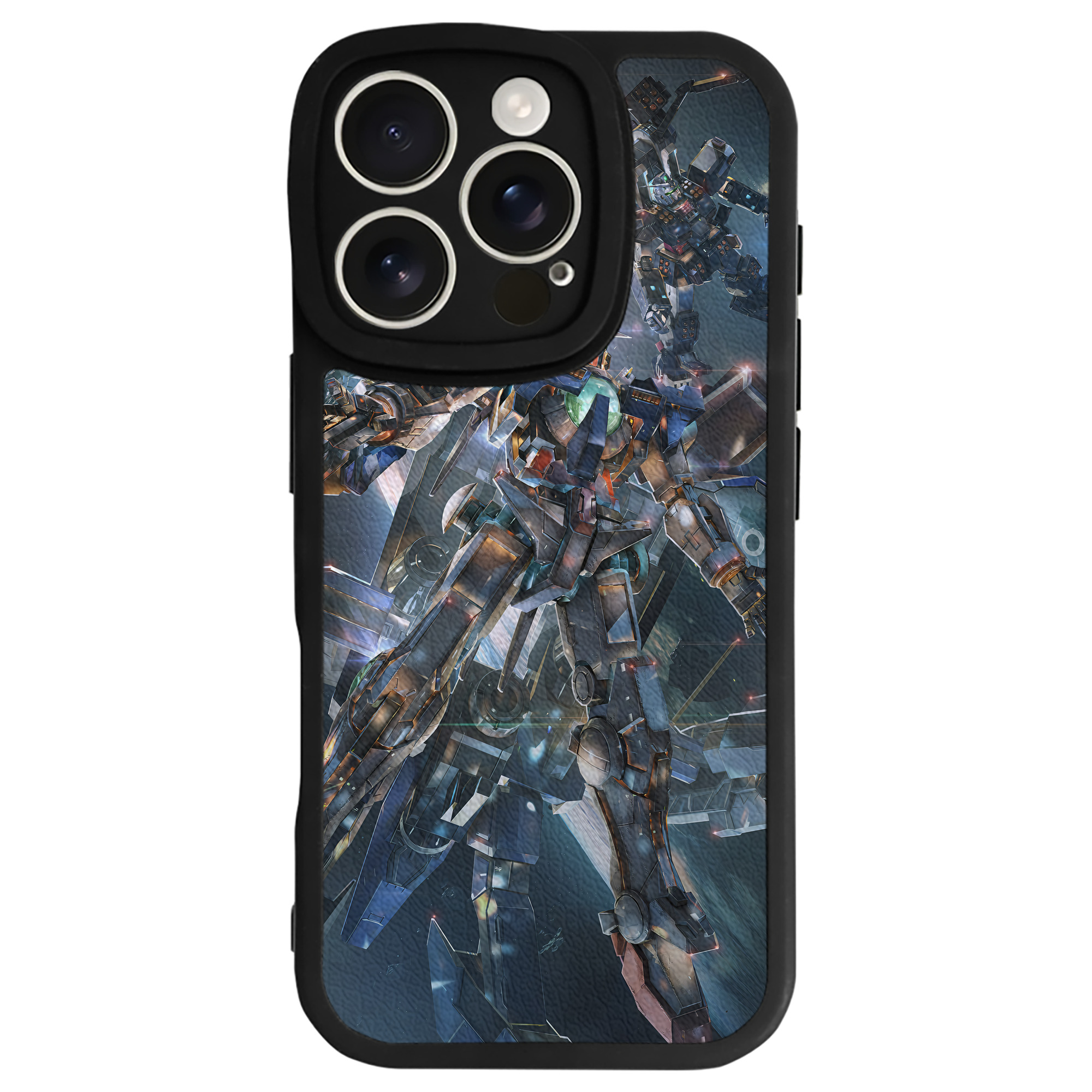 （画像用） 機動戦士ガンダム Mobile Suit Gundam 【iPhone 16シリーズ対応】シリコンスマホケース（レザー調） 材質：シリコン